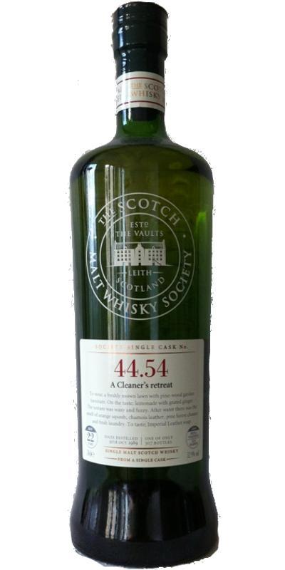 Craigellachie 1989 SMWS 44.54  A Cleaner’s retreat