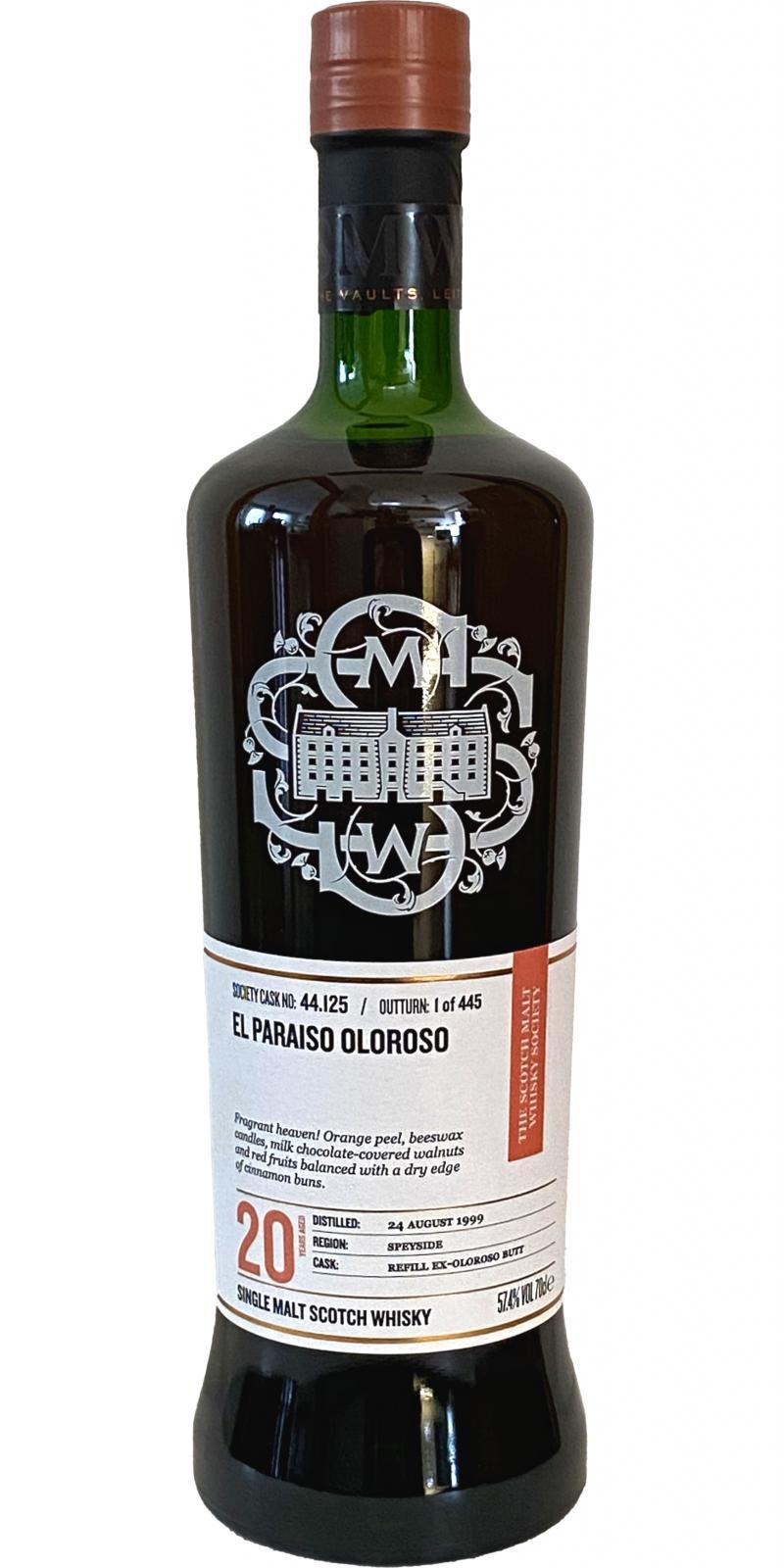 Craigellachie 1999 SMWS 44.125  El paraiso oloroso