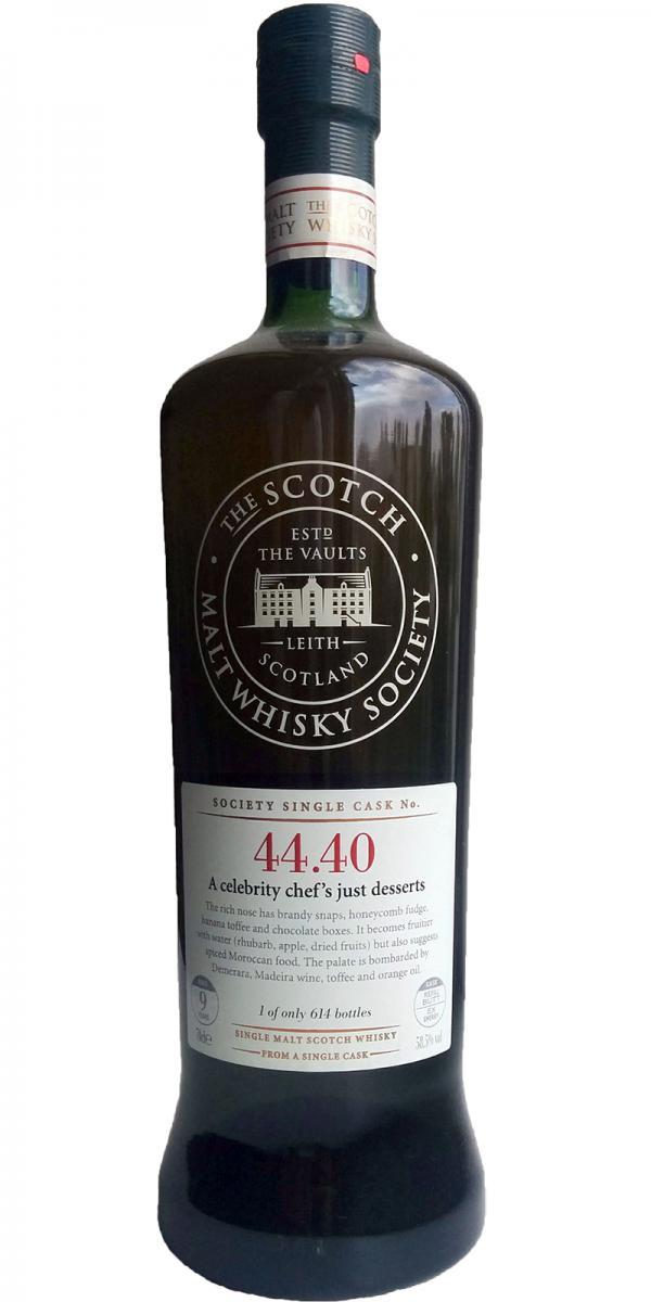Craigellachie 1999 SMWS 44.40  A celebrity chef's just desserts