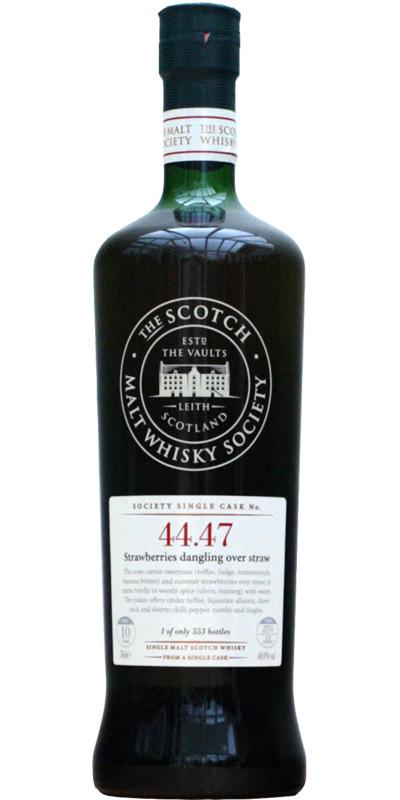 Craigellachie 2000 SMWS 44.47  Strawberries dangling over straw