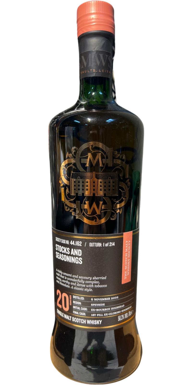 Craigellachie 2002 SMWS 44.162  STOCKS AND SEASONINGS