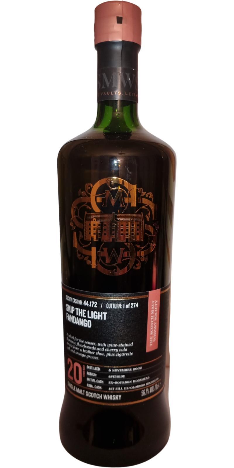 Craigellachie 2002 SMWS 44.172  Skip the light fandango