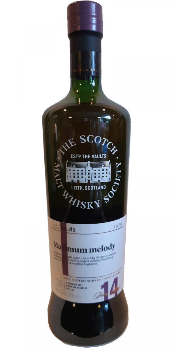 Craigellachie 2002 SMWS 44.81  Maximum melody
