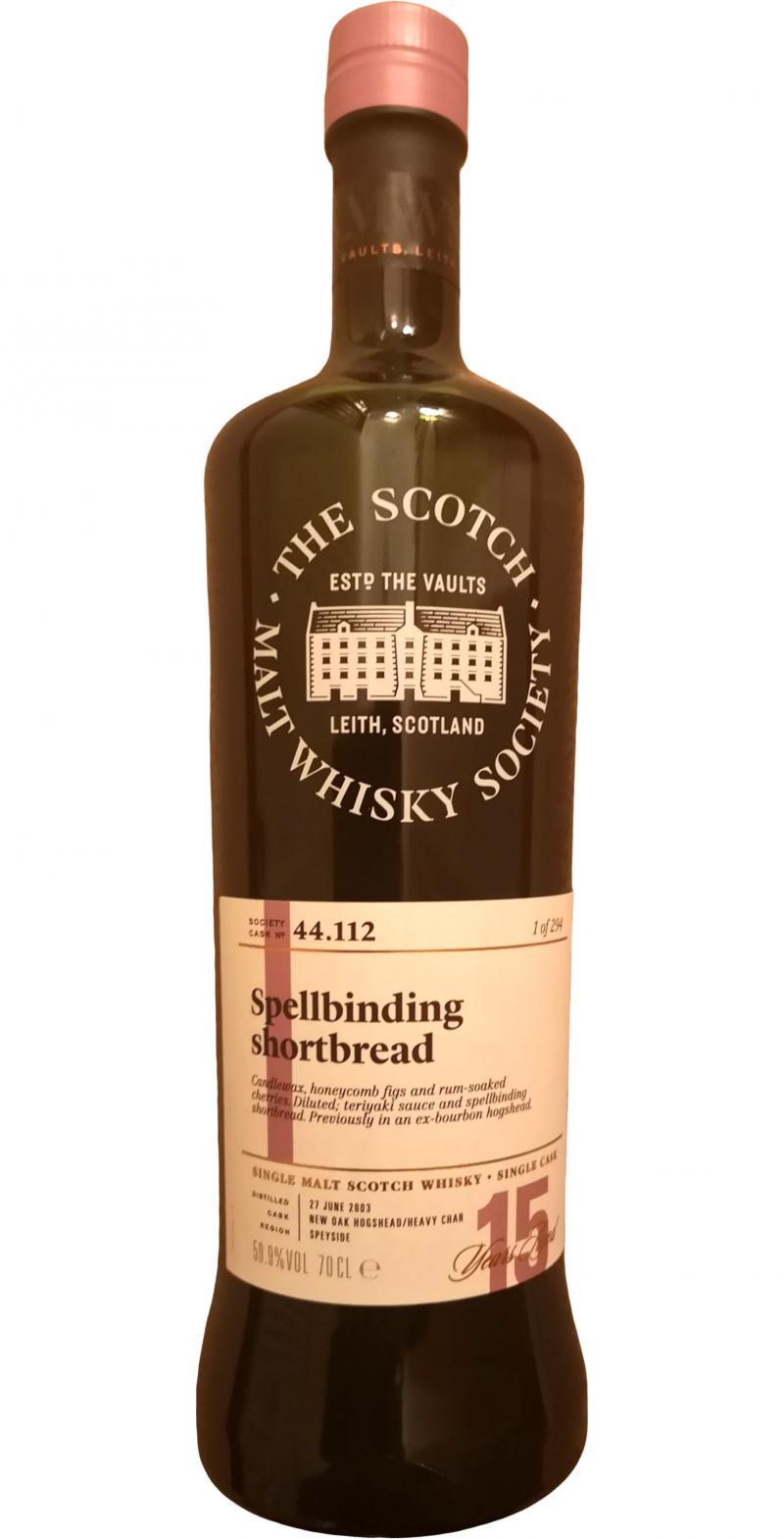 Craigellachie 2003 SMWS 44.112  Spellbinding shortbread