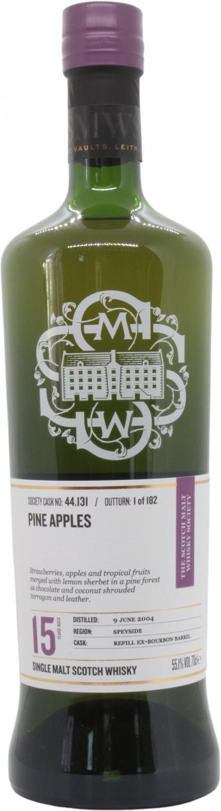 Craigellachie 2004 SMWS 44.131  Pine apples