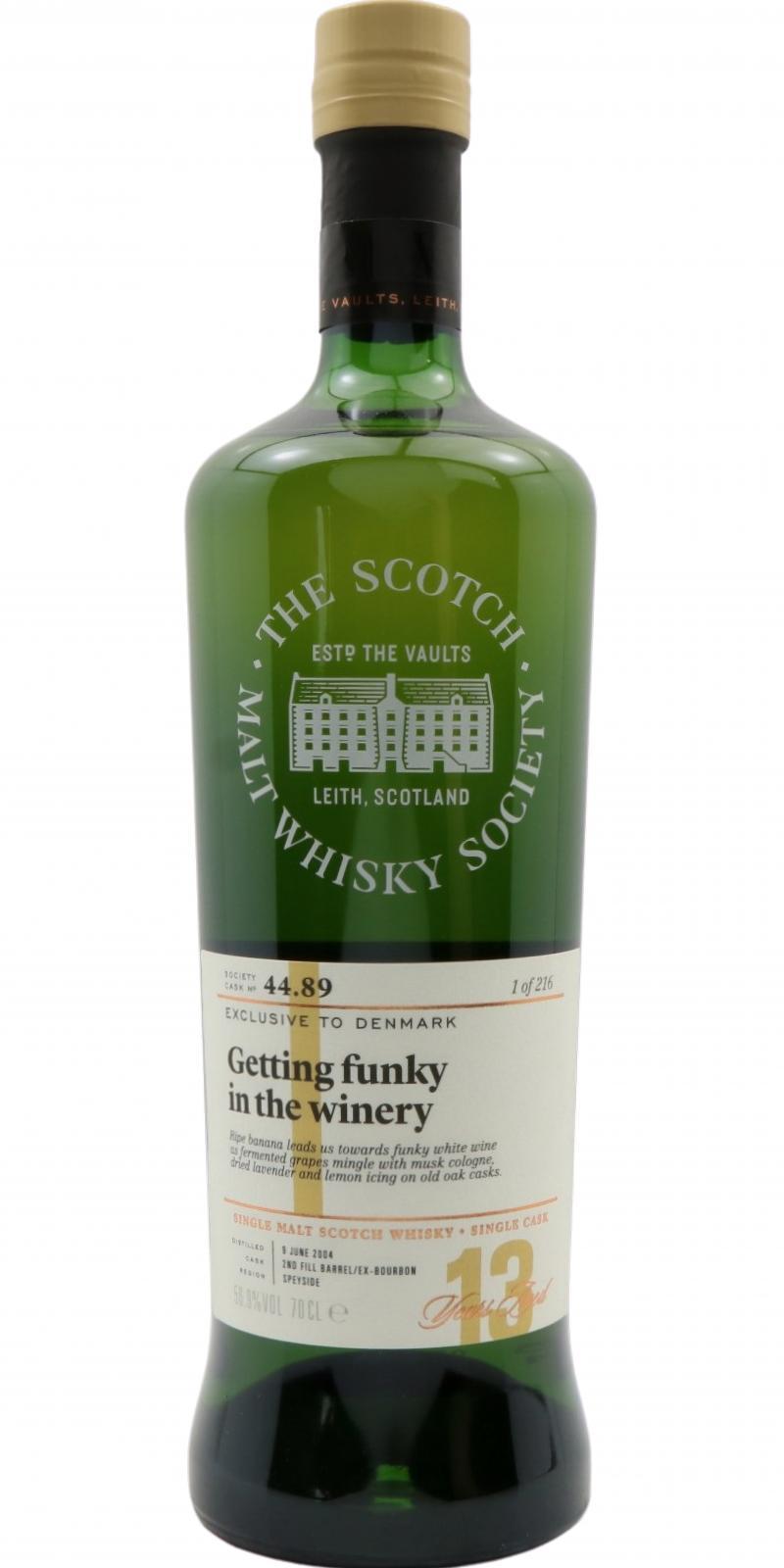 Craigellachie 2004 SMWS 44.89  Getting funky in the winery