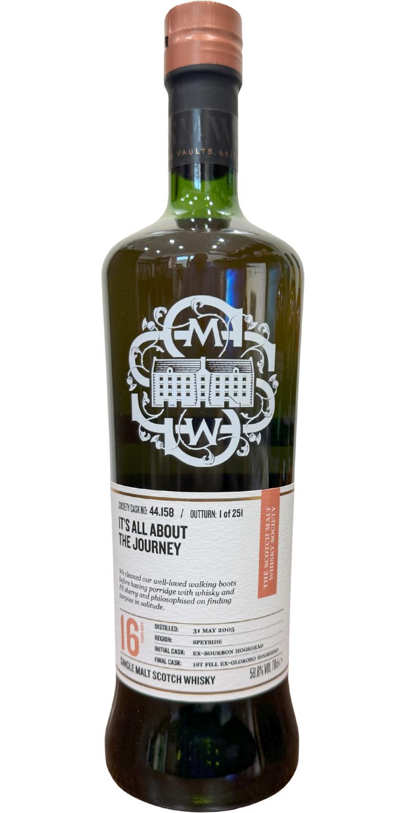 Craigellachie 2005 SMWS 44.158  It’s all about the journey