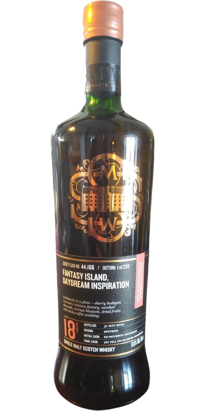 Craigellachie 2005 SMWS 44.166  Fantasy island, daydream inspiration