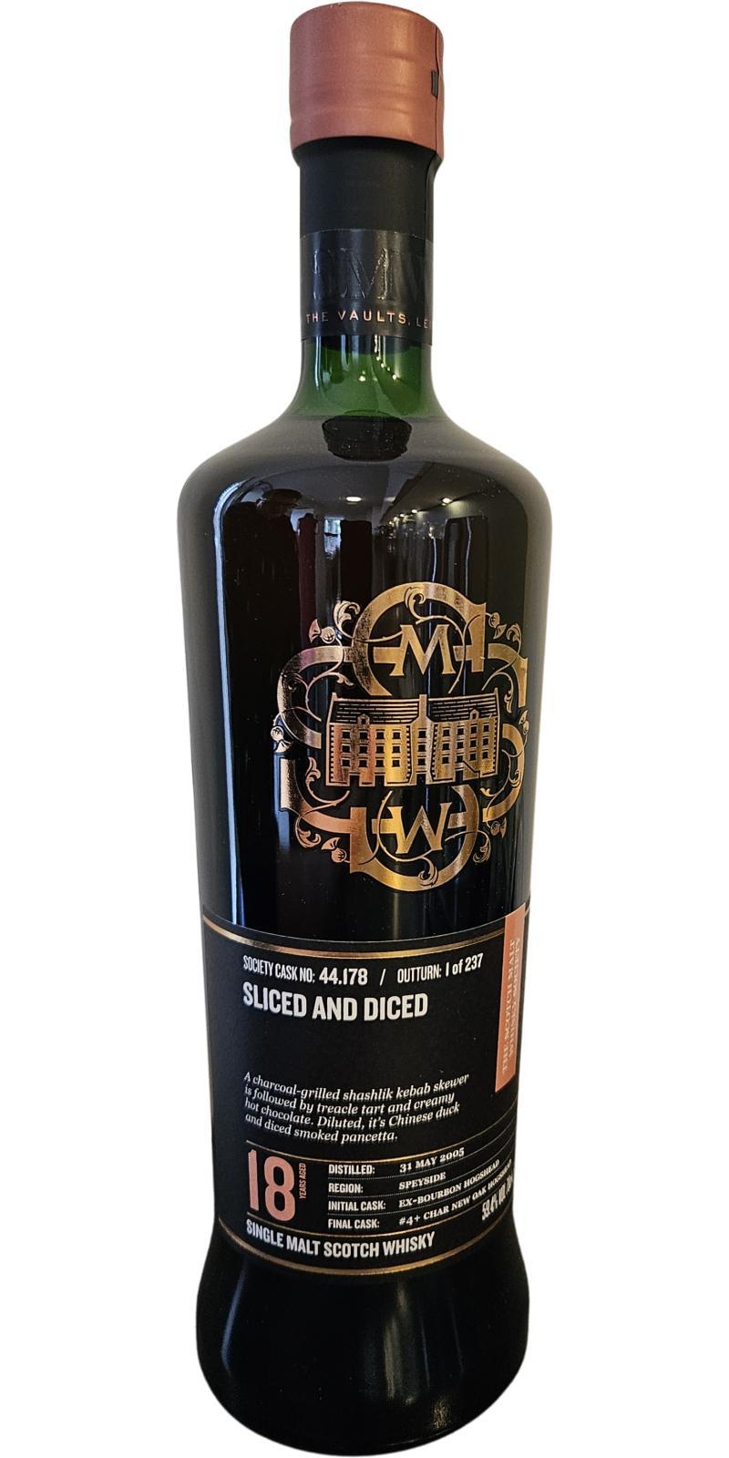 Craigellachie 2005 SMWS 44.178  Sliced and diced