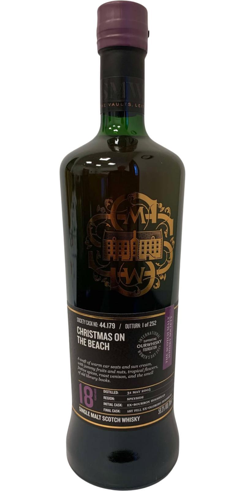 Craigellachie 2005 SMWS 44.179  Christmas on the beach