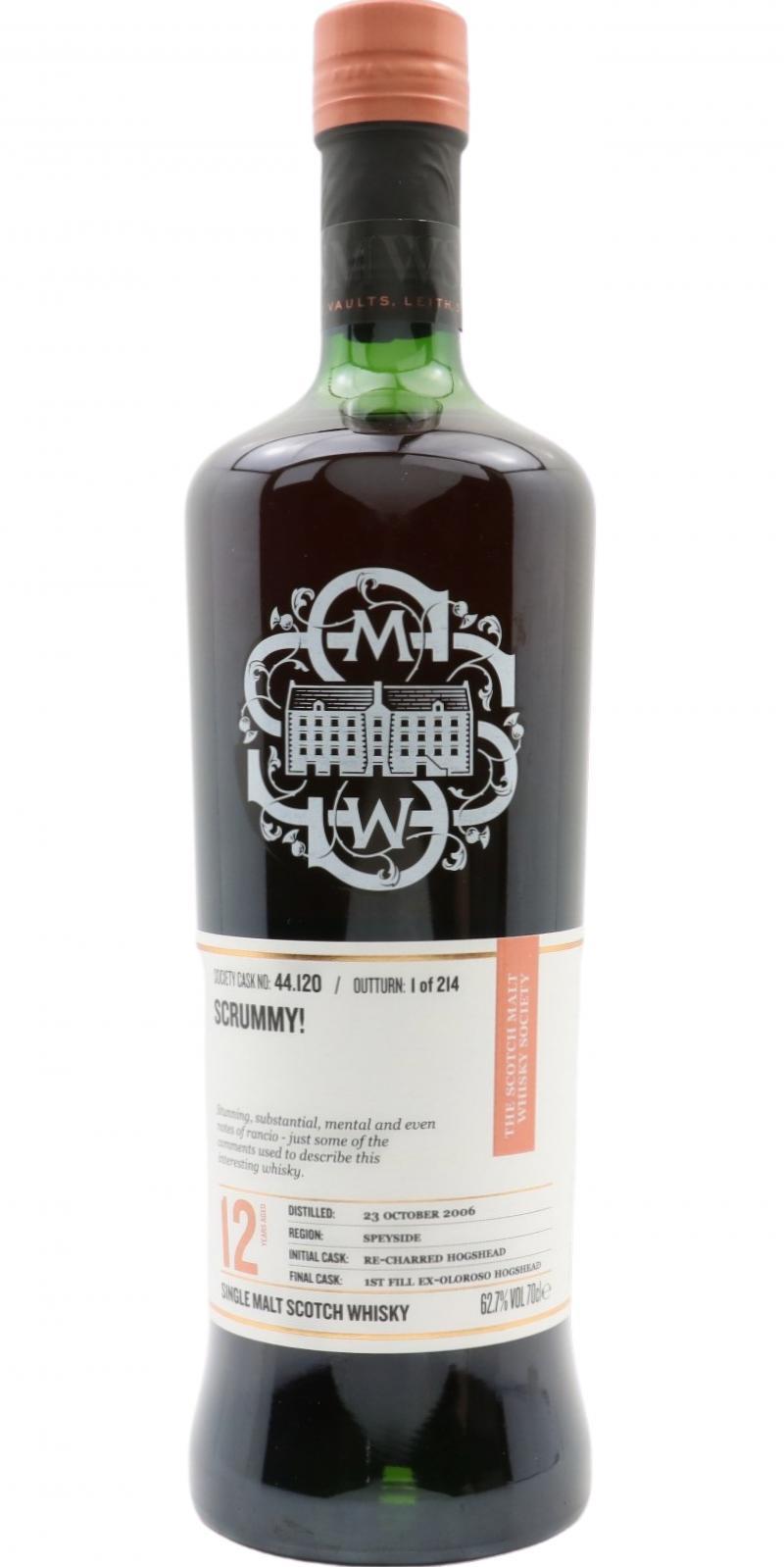 Craigellachie 2006 SMWS 44.120  Scrummy!