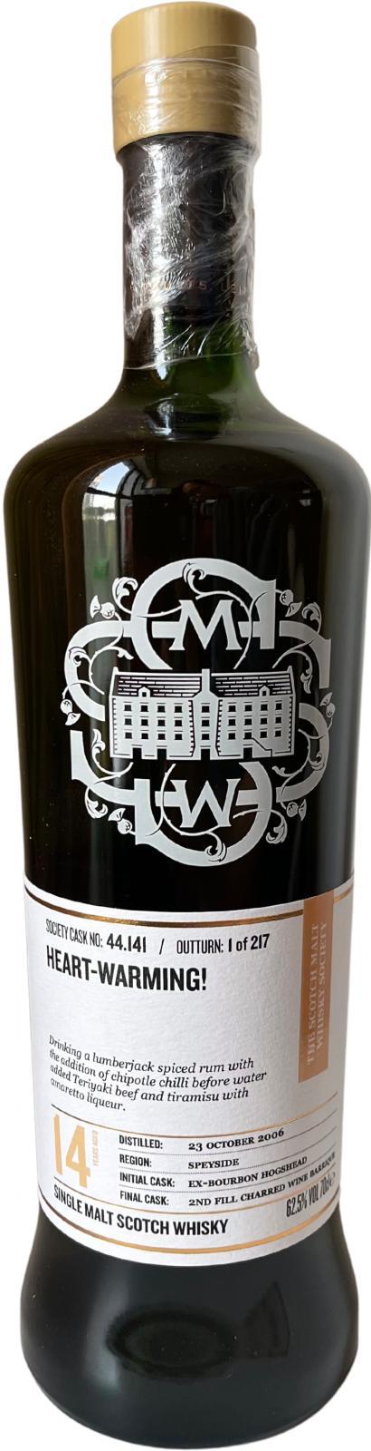 Craigellachie 2006 SMWS 44.141  Heart-warming!