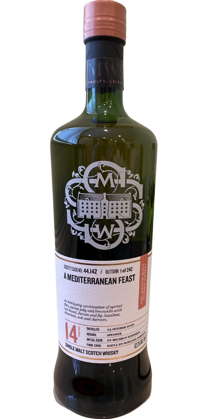Craigellachie 2006 SMWS 44.142  A mediterranean feast