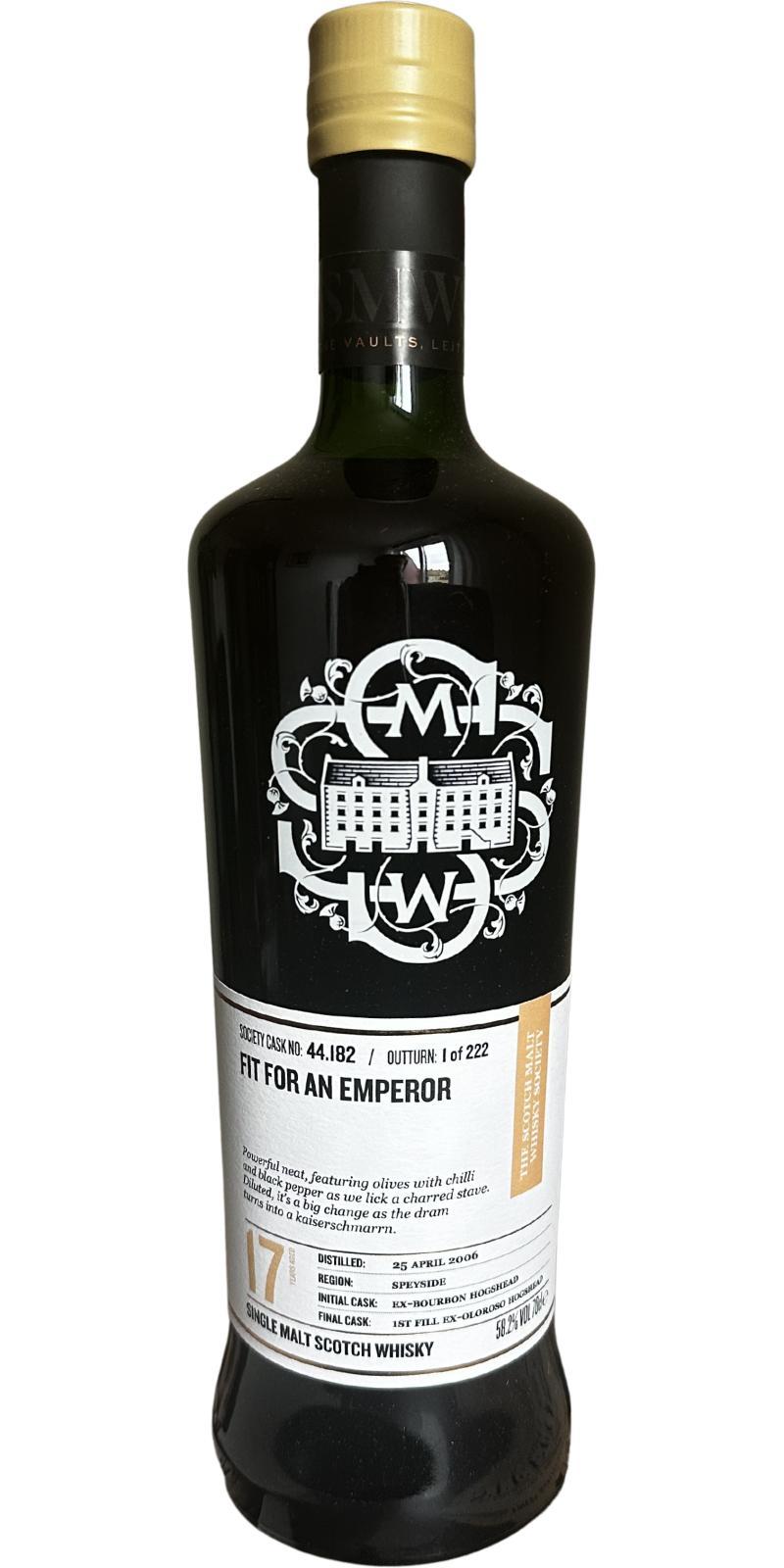 Craigellachie 2006 SMWS 44.182  Fit for an emperor