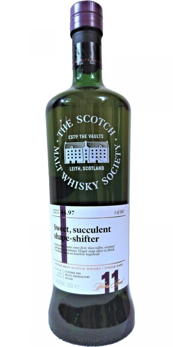 Craigellachie 2006 SMWS 44.97  Sweet, succulent shape-shifter