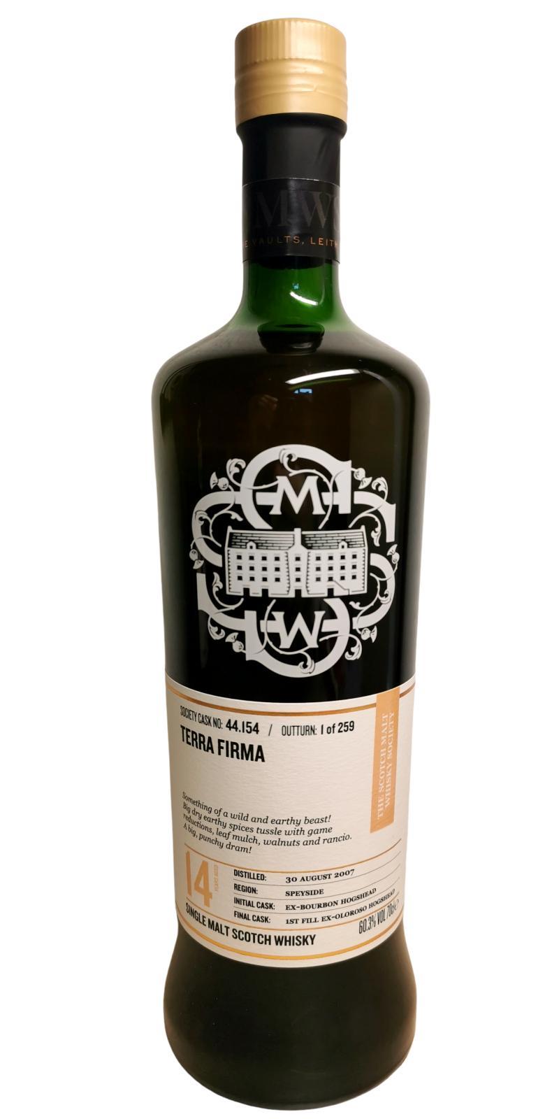 Craigellachie 2007 SMWS 44.154  Terra firma