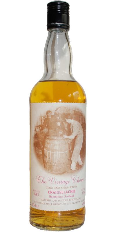 Craigellachie 1983 VM  The Vintage Choice