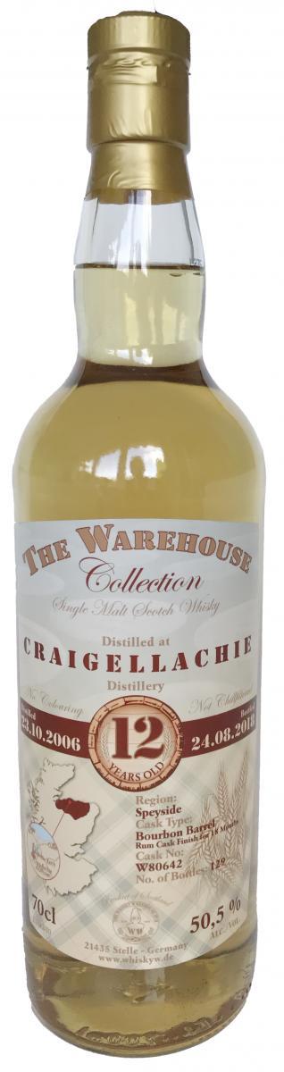 Craigellachie 2006 WW8  The Warehouse Collection