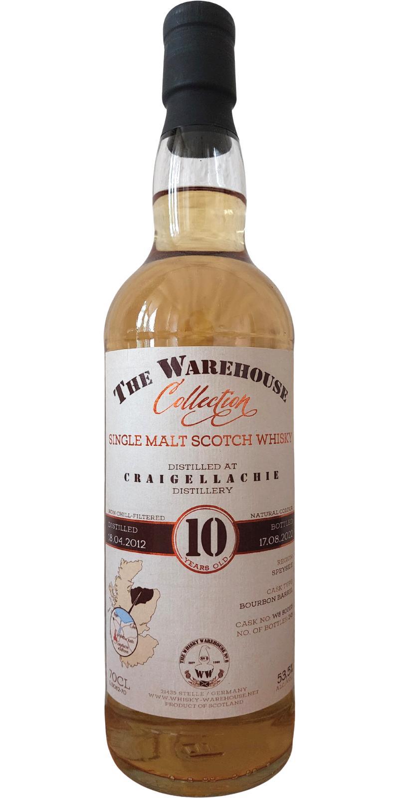Craigellachie 2012 WW8  The Warehouse Collection