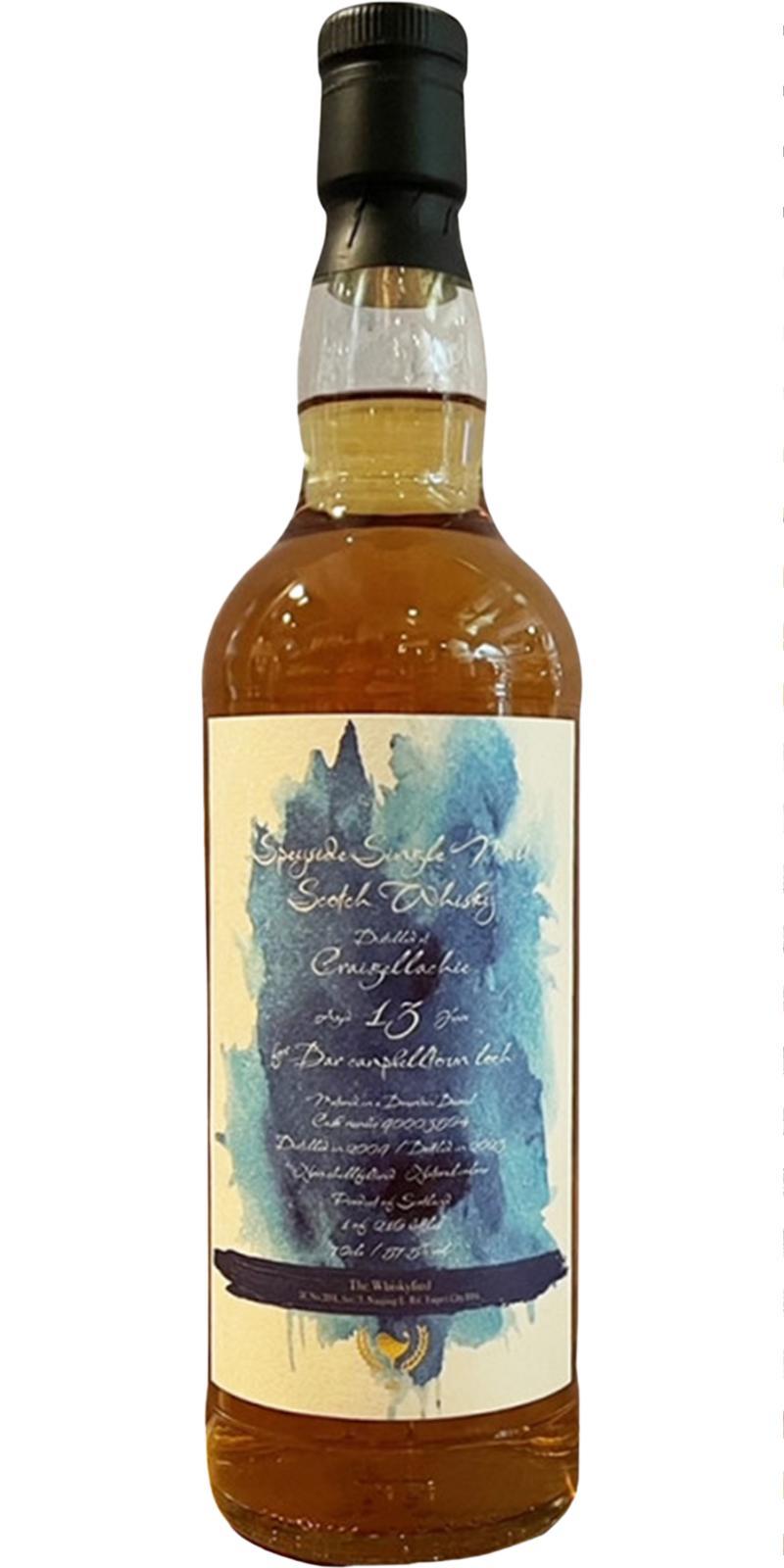 Craigellachie 2009 TWf  Bar Talk