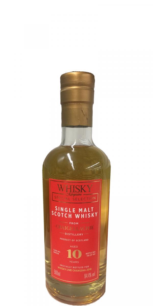 Craigellachie 10-year-old UD  Whisky Magazine - Special Selection