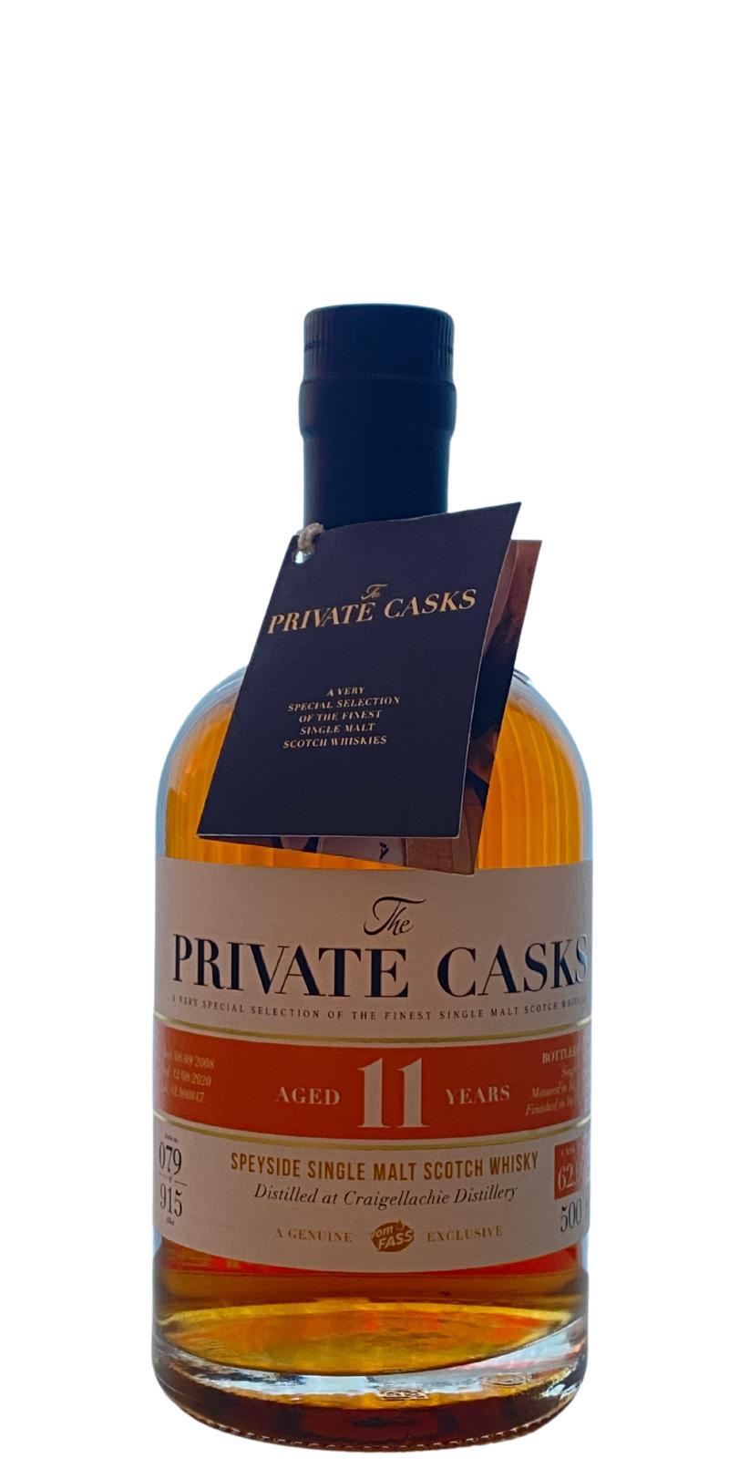 Craigellachie 11-year-old vF  The Private Casks