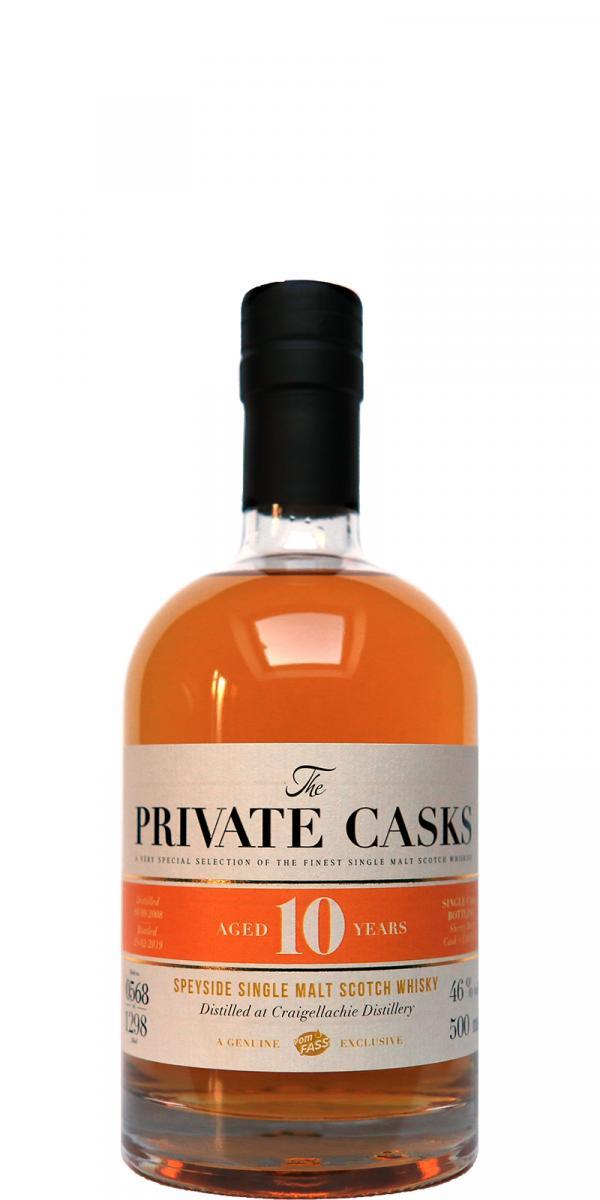 Craigellachie 2008 vF  The Private Casks