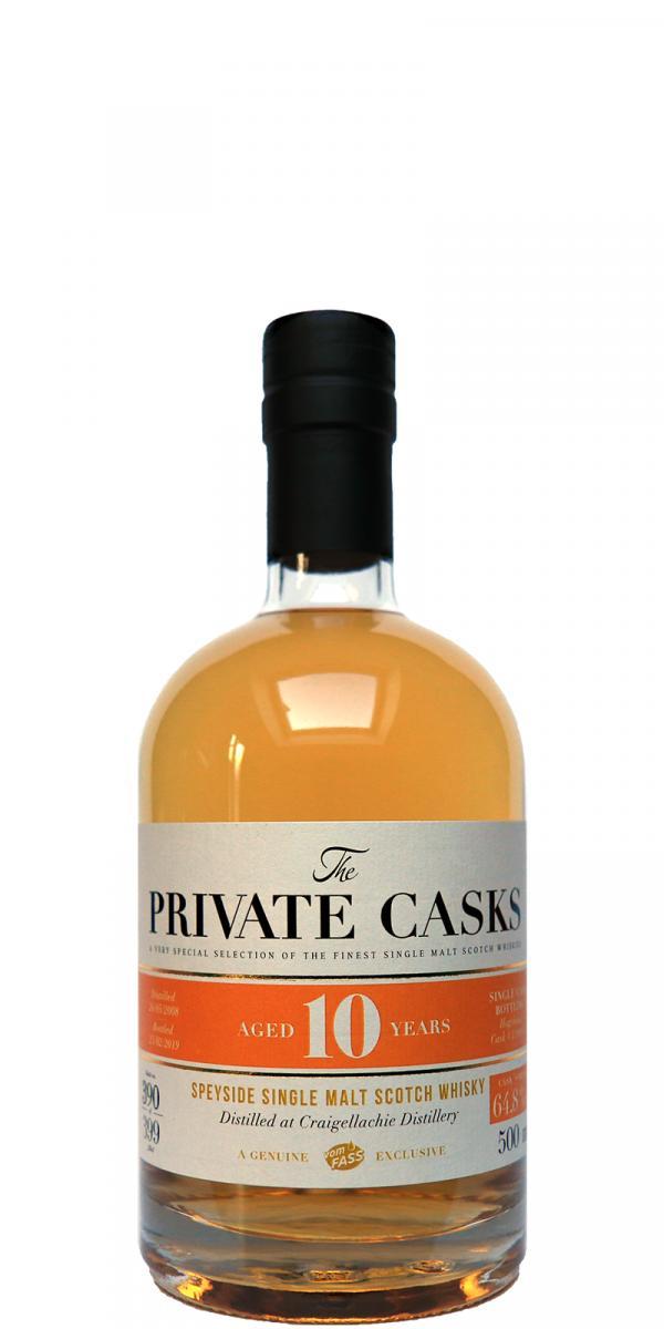 Craigellachie 2008 vF  The Private Casks