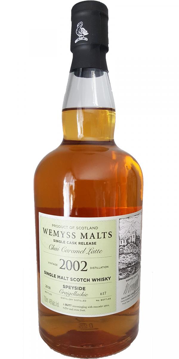 Craigellachie 2002 Wy  Chai Caramel Latte