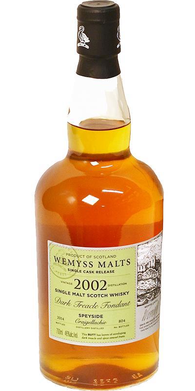 Craigellachie 2002 Wy  Dark Treacle Fondant