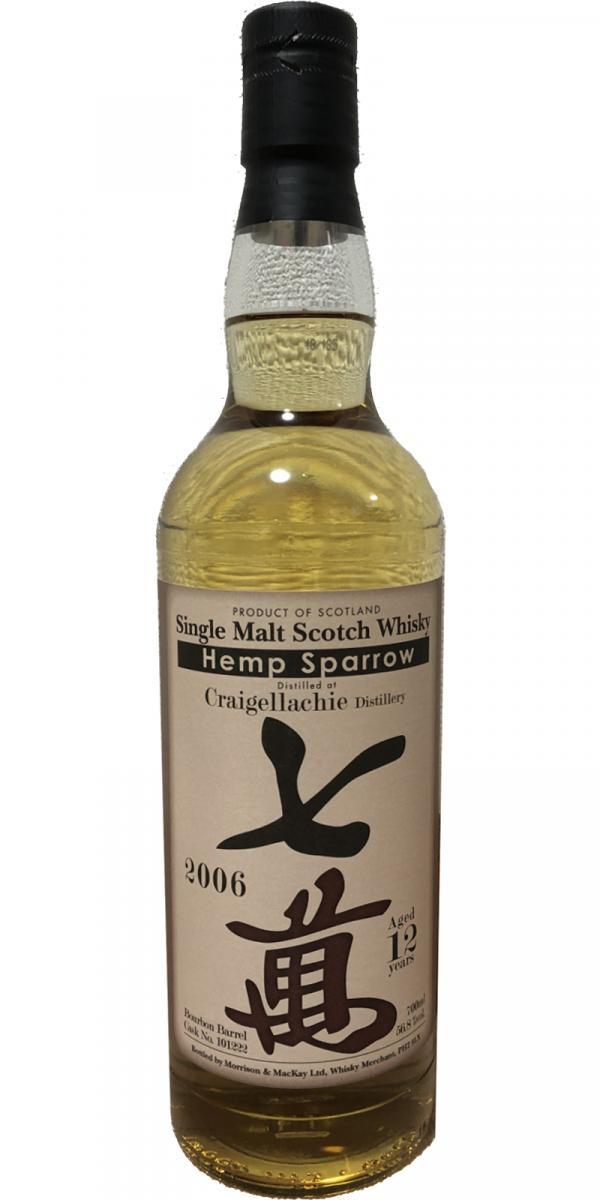 Craigellachie 2006 W-e  Hemp Sparrow