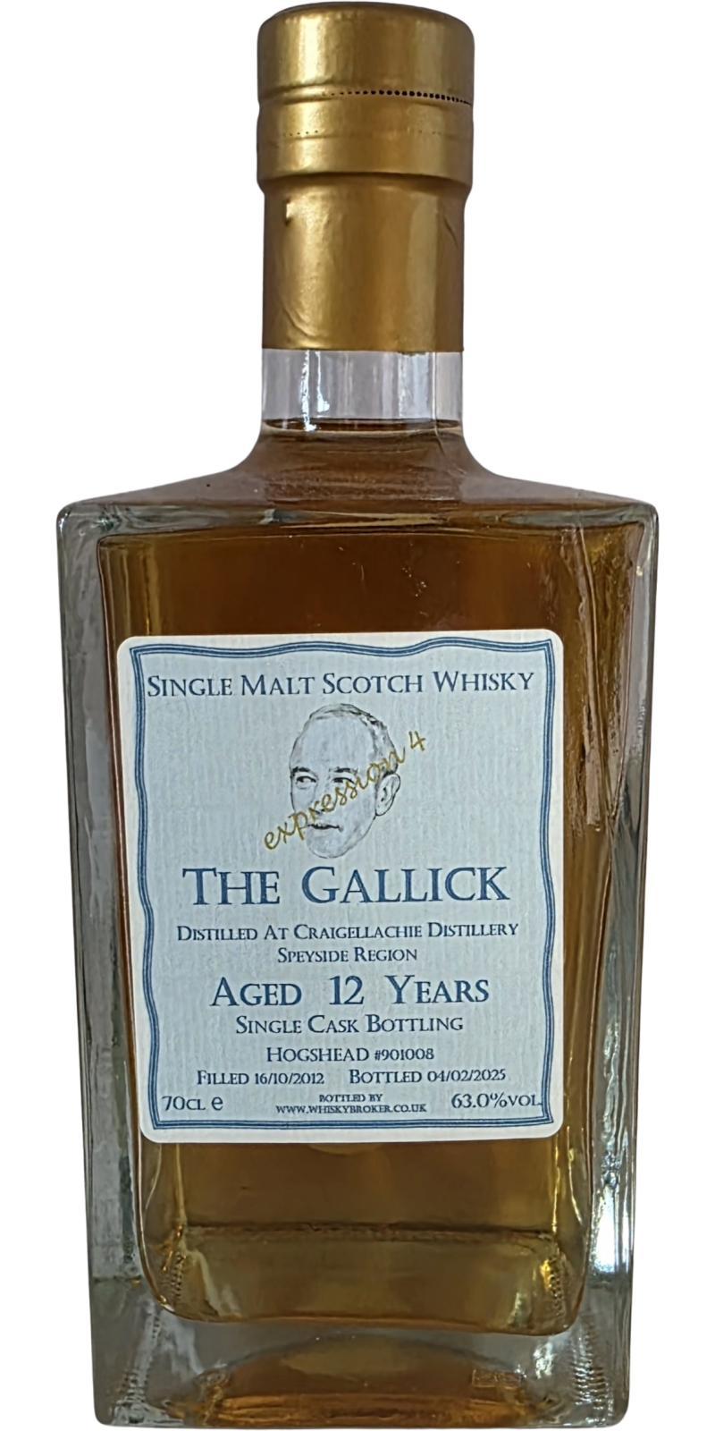 Craigellachie 2012 WhB  The Gallick