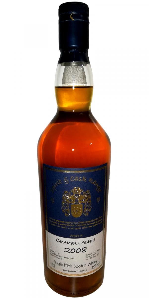 Craigellachie 2008 Wx  Spirit & Cask Range