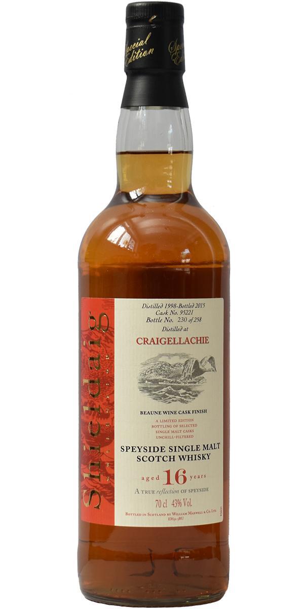 Craigellachie 1998 WM&C  Shieldaig Collection