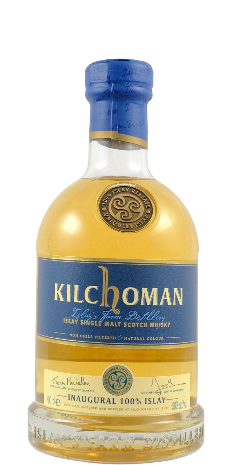 Kilchoman 03-year-old  100% Islay - Inaugural Release