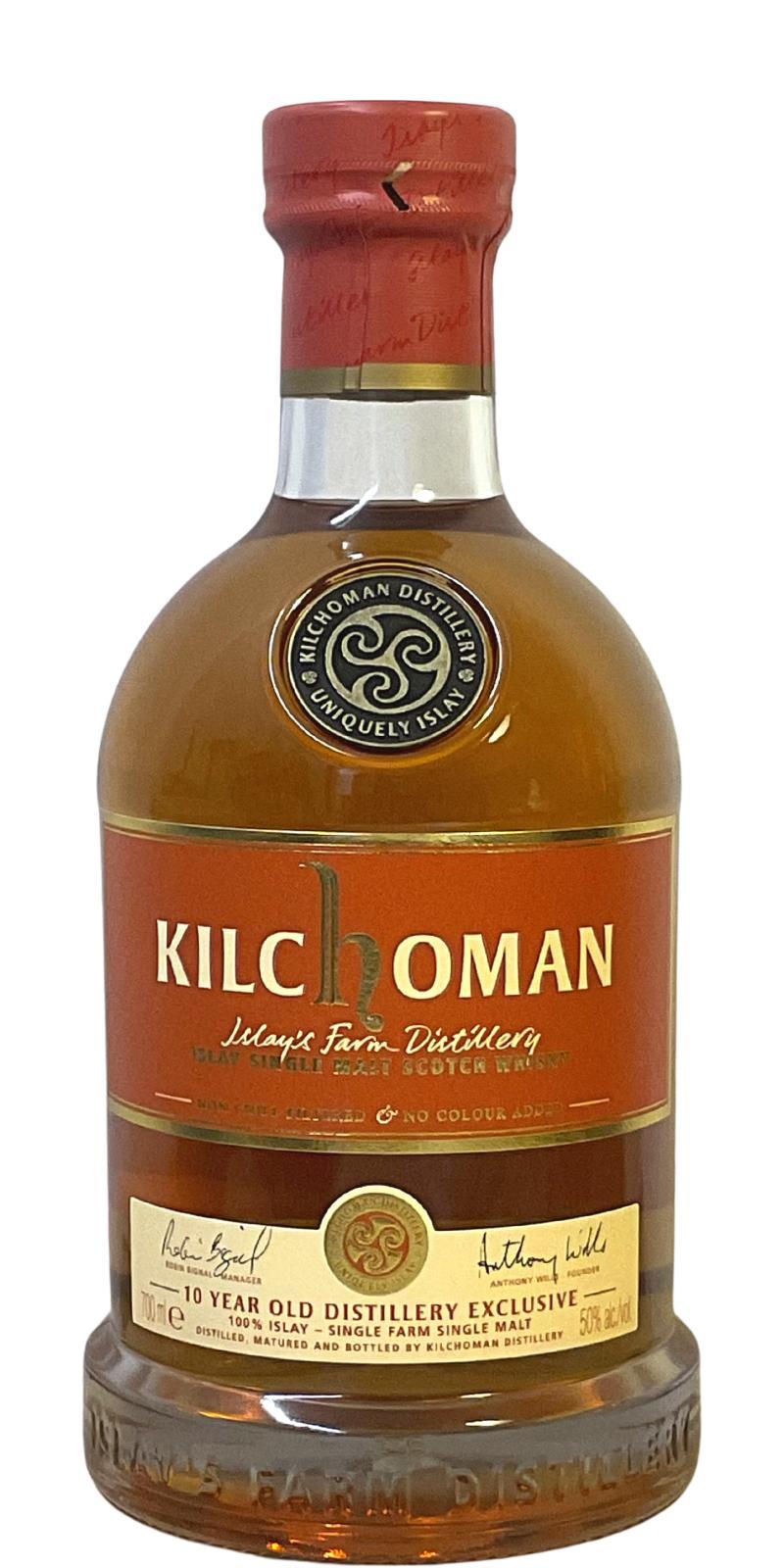 Kilchoman 10-year-old  Distillery Exclusive - Small batch release
