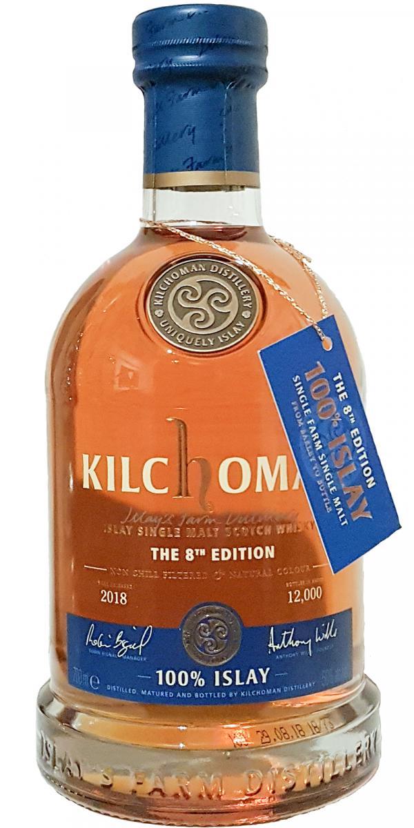 Kilchoman 100% Islay  The 8th Edition