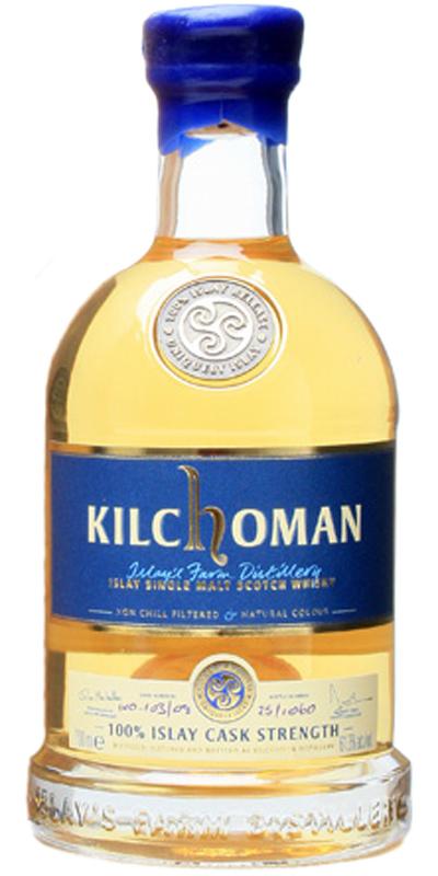 Kilchoman 100% Islay Inaugural Release Cask Strength  Cask Strength