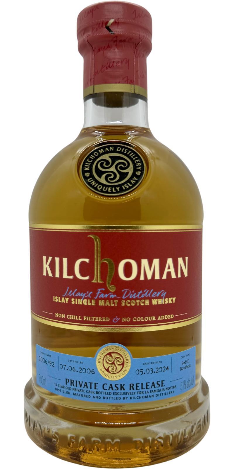 Kilchoman 2006  Private Cask Release