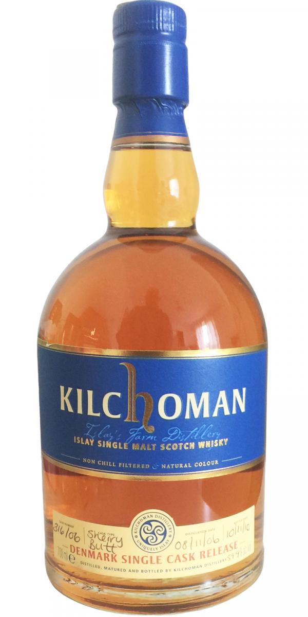 Kilchoman 2006  Denmark Single Cask Release
