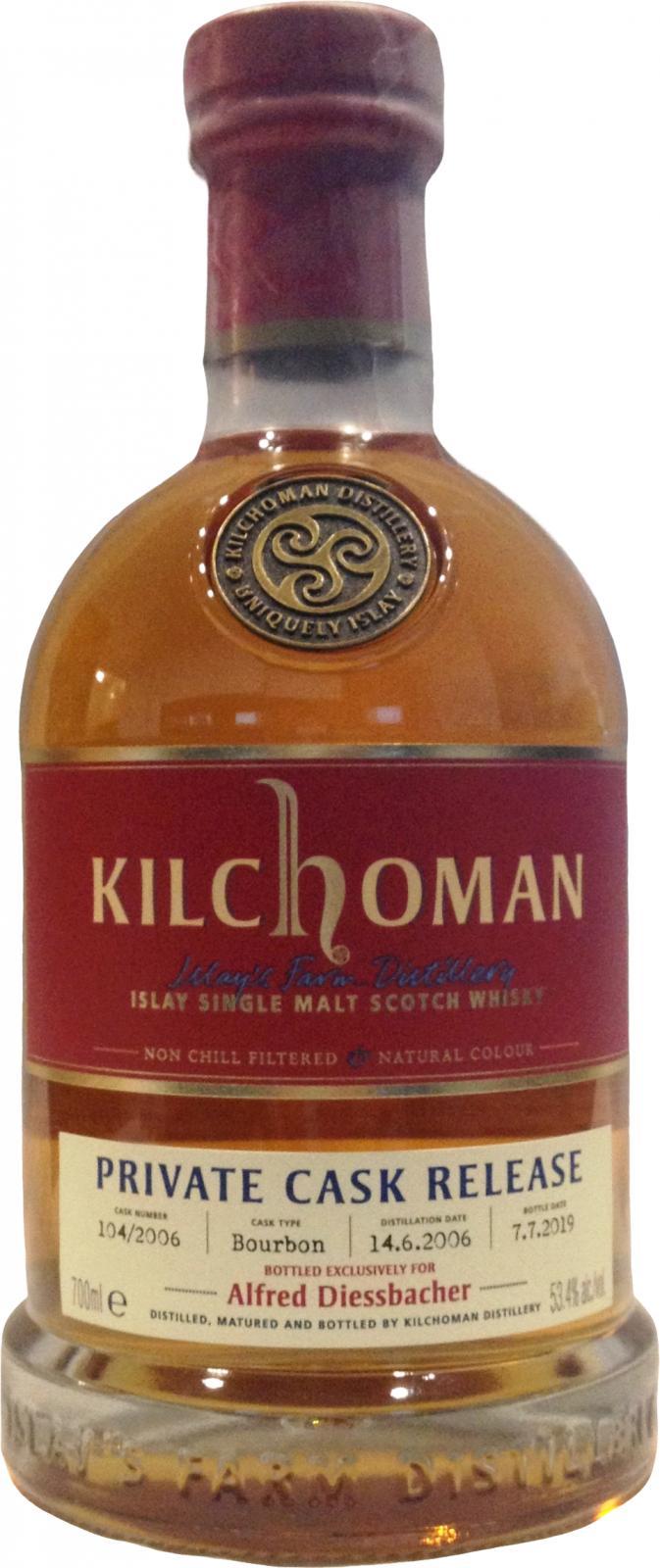 Kilchoman 2006  Private Cask Release