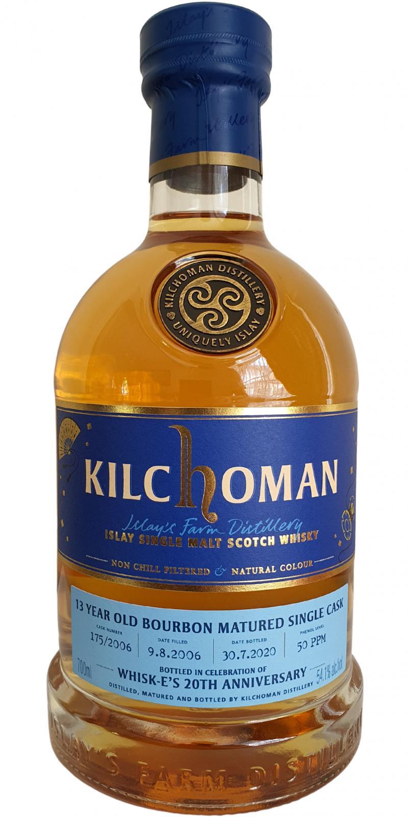 Kilchoman 2006  Bourbon Matured Single Cask