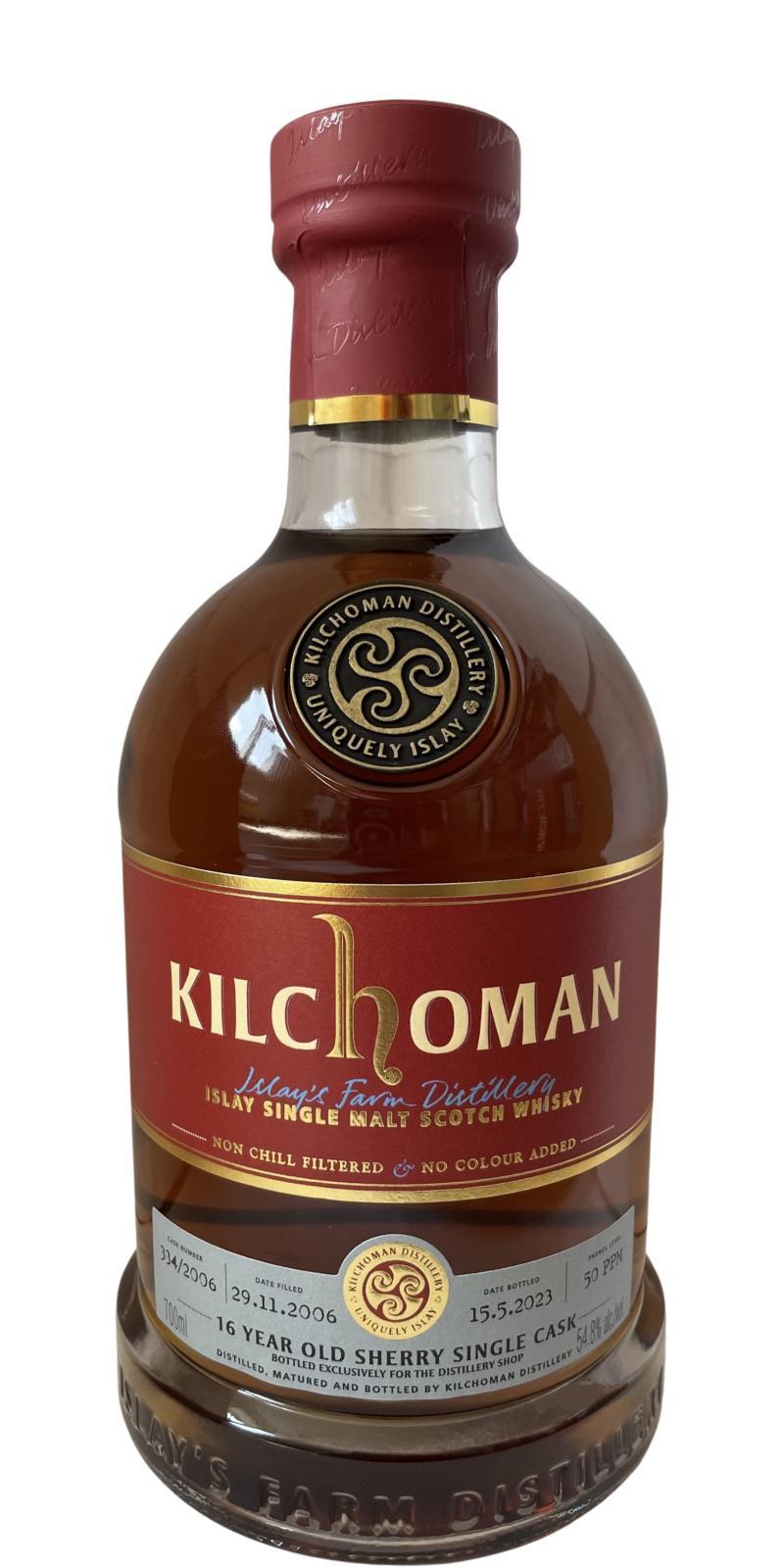 Kilchoman 2006  Single Cask