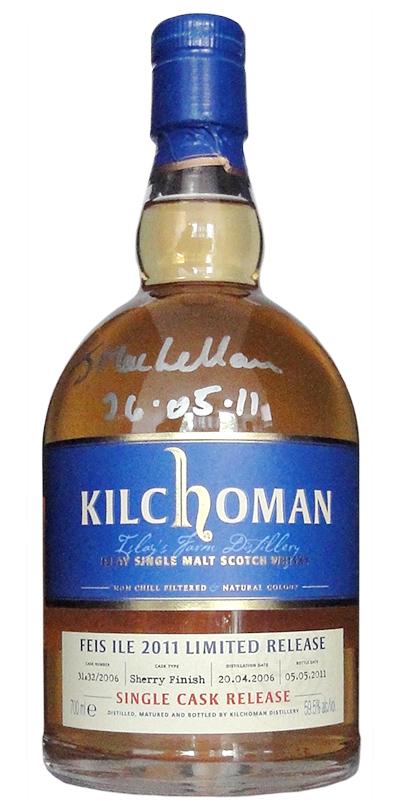 Kilchoman 2006  Feis Ile 2011 Limited Release