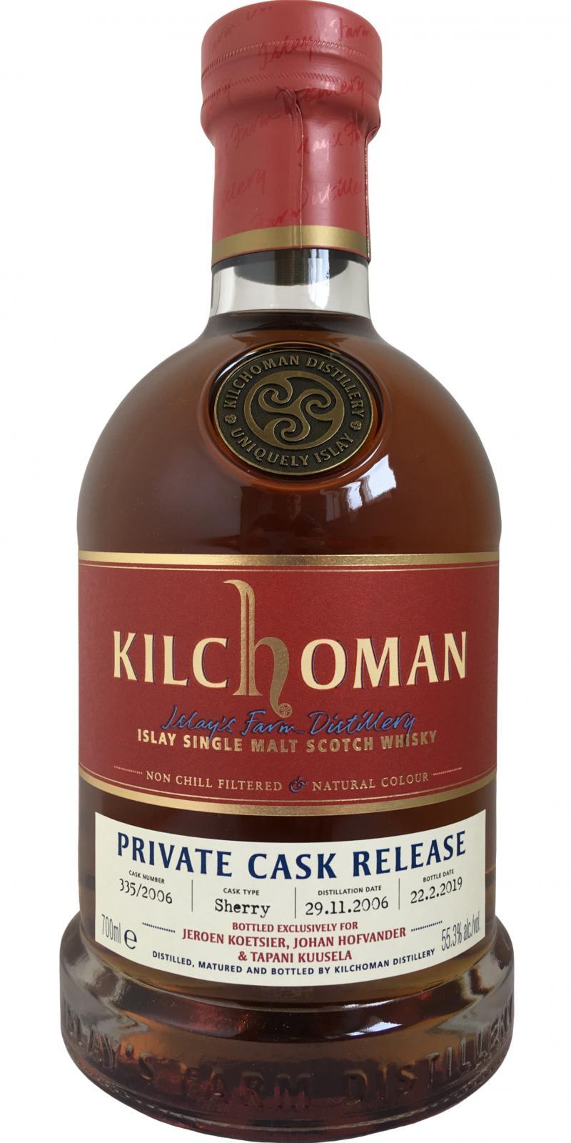 Kilchoman 2006  Private Cask Release