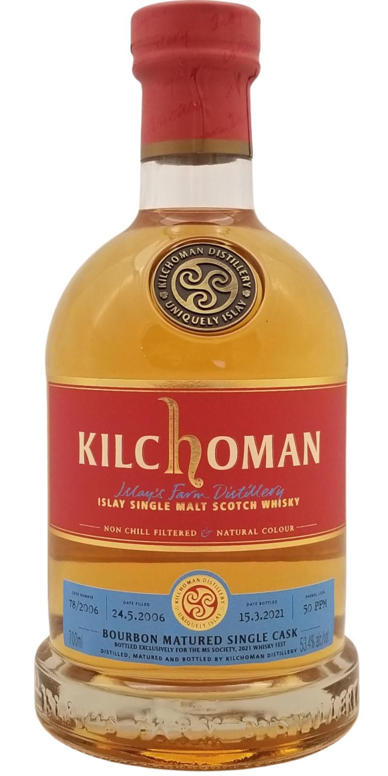 Kilchoman 2006  Single Cask Release