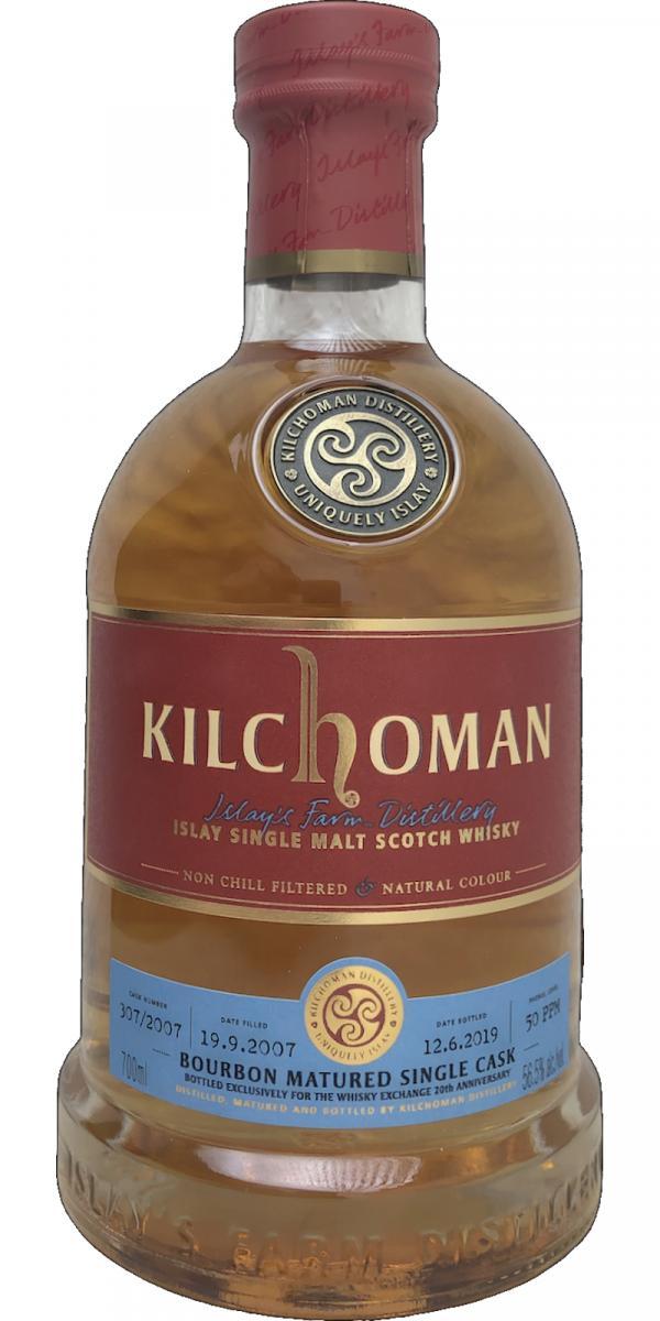 Kilchoman 2007  Bourbon Matured Single Cask