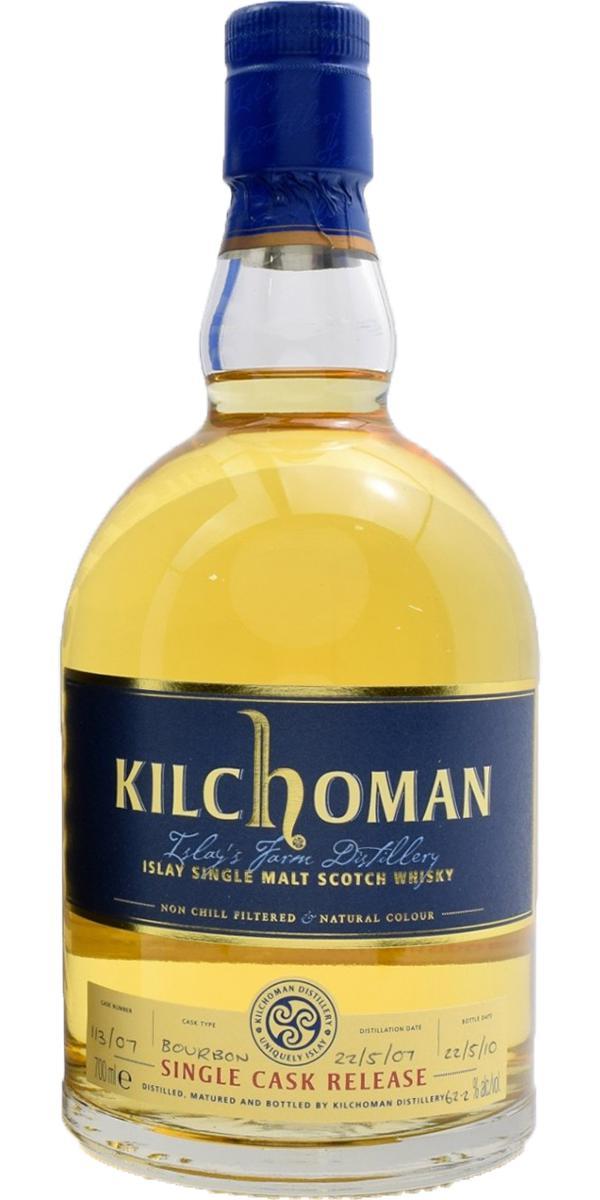 Kilchoman 2007  Single Cask for Feis Ile 2010
