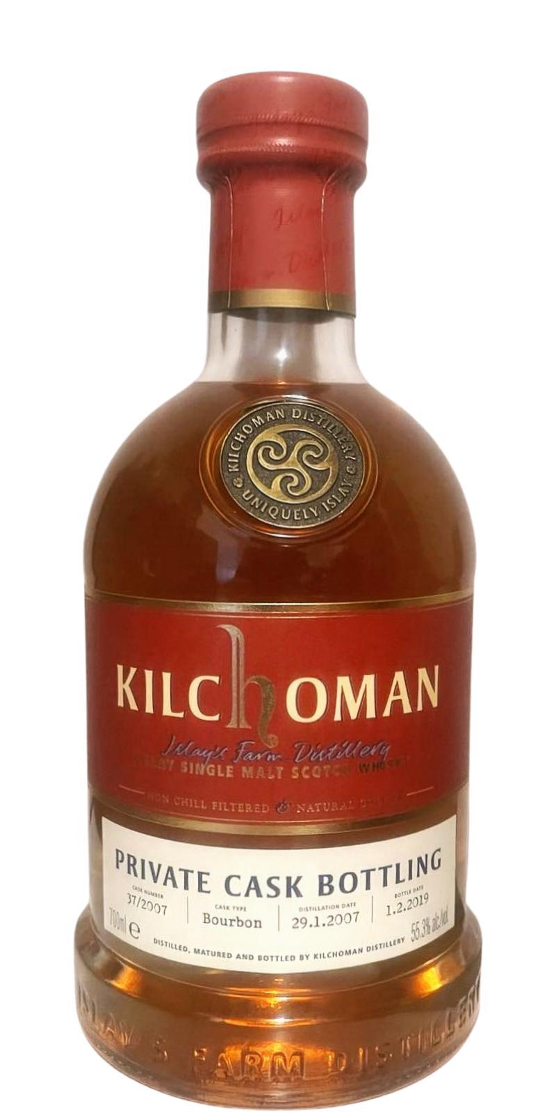 Kilchoman 2007  Private Cask Release