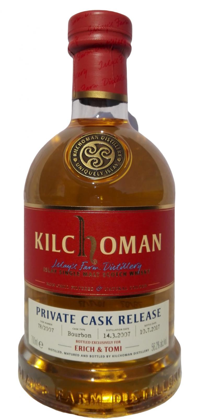 Kilchoman 2007  Private Cask Release